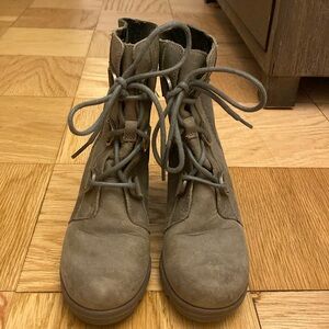 Sorel leather lace-up boots